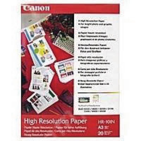 Canon High Resolution Inkjet A3 Paper 106gsm (Pack of 100) 1033A005 Canon High Resolution Inkjet A3 Paper 106gsm (Pack of 100) 1033A005