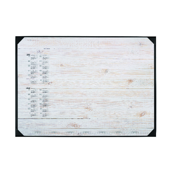 Durable Pinewood Panels Calendar Desk Mat 590 x 420mm 7312 Durable Pinewood Panels Calendar Desk Mat 590 x 420mm 7312