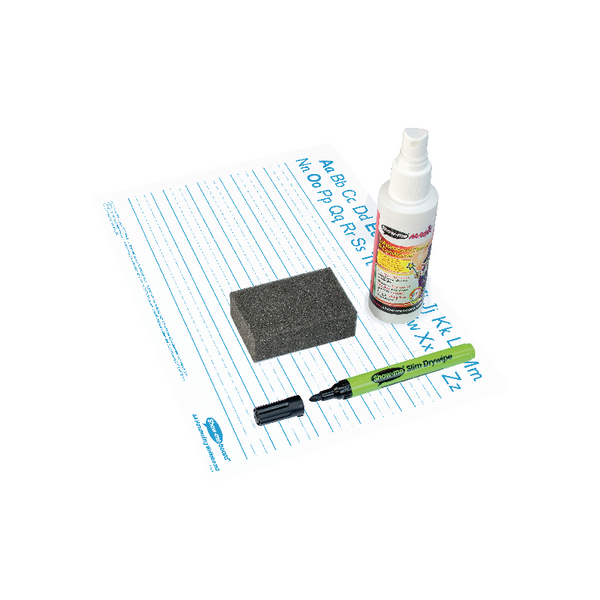 Showme Classpack Drywipe Board with Pens and Erasers Pack of 35 C/HWB Showme Classpack Drywipe Board with Pens and Erasers Pack of 35 C/HWB