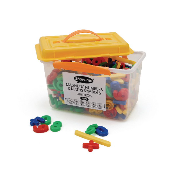Show-me Magnetic Maths Symbols and Numbers (Pack of 286) MN Show-me Magnetic Maths Symbols and Numbers (Pack of 286) MN