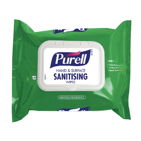 Purell Hand and Surface Sanitising Wipes (Pack of 40) 92002-40-EEU Purell Hand and Surface Sanitising Wipes (Pack of 40) 92002-40-EEU