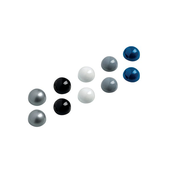 Maul Assorted Dome Magnets 0.6kg Capacity (Pack of 10) 6166099 Maul Assorted Dome Magnets 0.6kg Capacity (Pack of 10) 6166099
