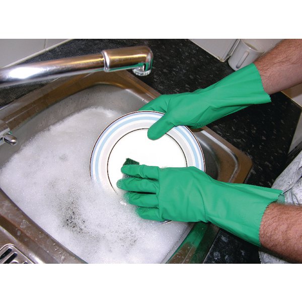 Shield Household Rubber Medium Gloves Green GR03 Shield Household Rubber Medium Gloves Green GR03