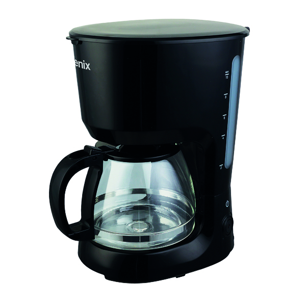 Igenix 1.25 Litre Filter Coffee Maker Black IG8126 Igenix 1.25 Litre Filter Coffee Maker Black IG8126