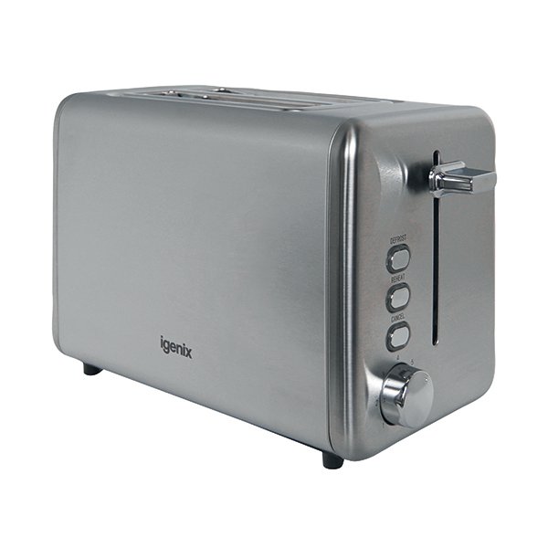 Igenix 2 Slice Steel Toaster FCL103/H Igenix 2 Slice Steel Toaster FCL103/H