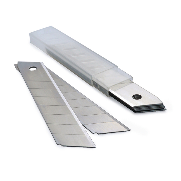 Rapesco 18mm Replacement Blades For Heavy Duty Knife (Pack of 10) RCK004A1 Rapesco 18mm Replacement Blades For Heavy Duty Knife (Pack of 10) RCK004A1