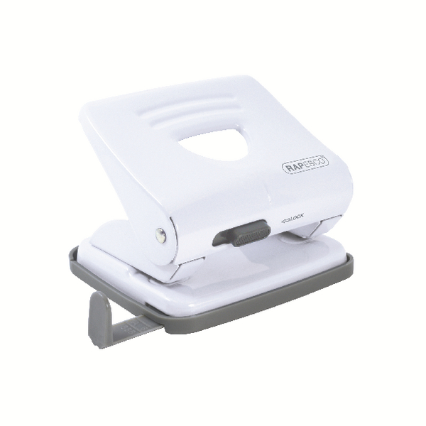 Rapesco 825 2 Hole Metal Punch White 1399 Rapesco 825 2 Hole Metal Punch White 1399