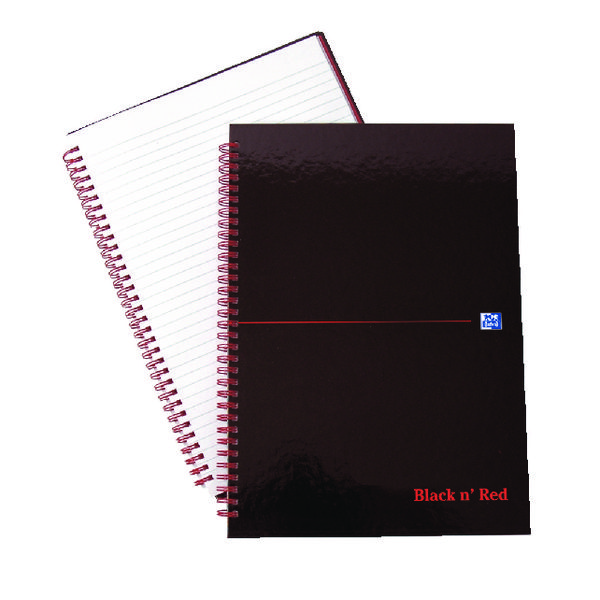 Black n Red Wirebound Hardback Notebook A4 Pk5 (2 Packs of 5) JD831010 Black n Red Wirebound Hardback Notebook A4 Pk5 (2 Packs of 5) JD831010