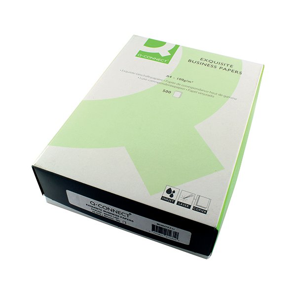 Q-Connect A4 White Business Paper 100gsm (Pack of 500) KF01435 Q-Connect A4 White Business Paper 100gsm (Pack of 500) KF01435