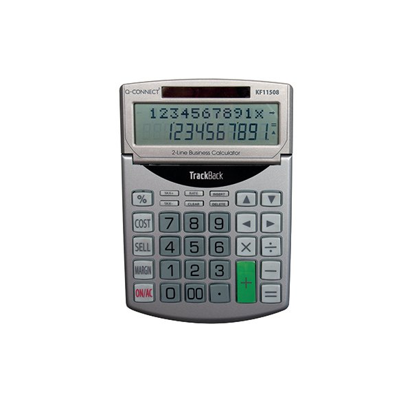 Q-Connect Semi-Desktop 12 Digit-Calculator KF11508 Q-Connect Semi-Desktop 12 Digit-Calculator KF11508