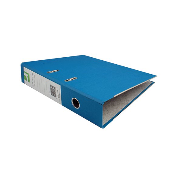 Q-Connect Paper-Backed Blue Lever Arch Foolscap File Q-Connect Paper-Backed Blue Lever Arch Foolscap File