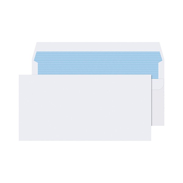 Q-Connect Envelope DL 80gsm Self Seal White KF3454 Pack of 1000 Q-Connect Envelope DL 80gsm Self Seal White KF3454 Pack of 1000