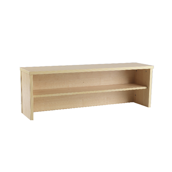 Jemini Intro 1200mm Reception Desk Riser Warm Maple KF73525 Jemini Intro 1200mm Reception Desk Riser Warm Maple KF73525