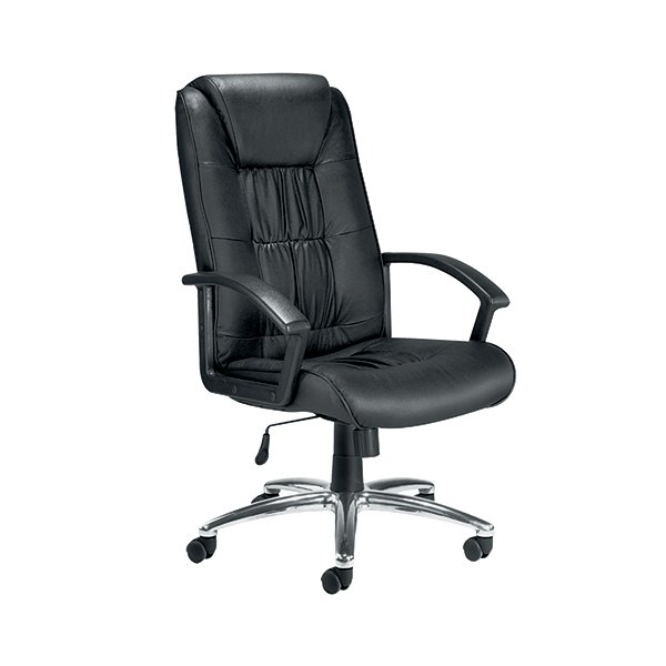 Jemini Tiber Leather Faced Executive Chair Black KF74003 Jemini Tiber Leather Faced Executive Chair Black KF74003