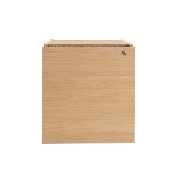 Jemini Fixed Pedestal 3 Drawer Ferrera Oak KF74244 Jemini Fixed Pedestal 3 Drawer Ferrera Oak KF74244