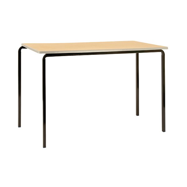 Jemini MDF Edge Beech Top Class Table With Silver Frame 1100x550x590mm (Pack of 4) KF74556 Jemini MDF Edge Beech Top Class Table With Silver Frame 1100x550x590mm (Pack of 4) KF74556