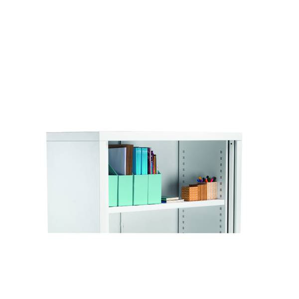First Steel Tambour Combi Shelf Silver for W1000mm First Steel Tambour Combi Shelf Silver for W1000mm