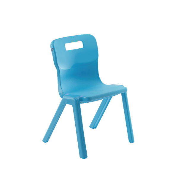 Titan One Piece School Chair Size 1 Sky Blue KF78509 Titan One Piece School Chair Size 1 Sky Blue KF78509