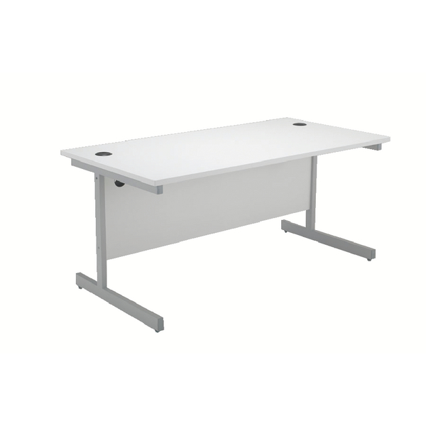 Jemini Intro 1500mm Radial Left Hand Cantilever Desk Warm Maple KF838525