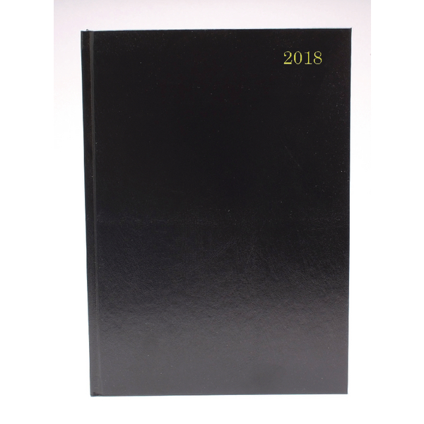 A4 Week to View 2018 Black Desk Diary KFA43BK18 A4 Week to View 2018 Black Desk Diary KFA43BK18