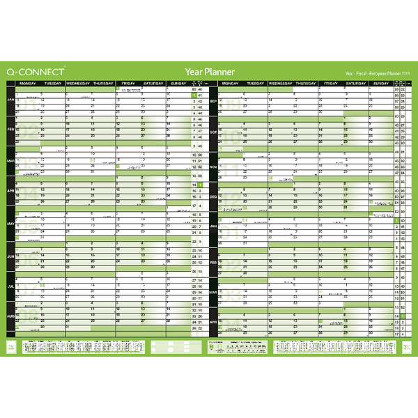 Q-Connect A1 Unmounted 16 Month Planner January 2018 - April 2019 KFBPU118 Q-Connect A1 Unmounted 16 Month Planner January 2018 - April 2019 KFBPU118