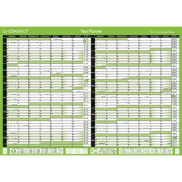 Q-Connect 16 Month Planner January 2018 - April 2019 A2 Unmounted KFBPU218 Q-Connect 16 Month Planner January 2018 - April 2019 A2 Unmounted KFBPU218