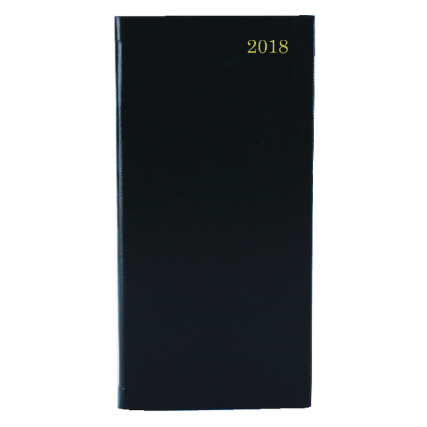 Slim Diary Week to View Appointment 2018 Landscape Black KFHBK18 Slim Diary Week to View Appointment 2018 Landscape Black KFHBK18