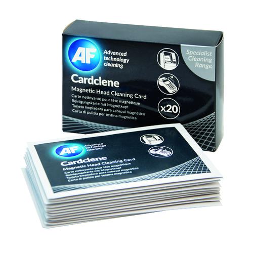 AF Cardclene ATM/POS Magnetic Head Cleaning Cards (Pack of 20) CCP020