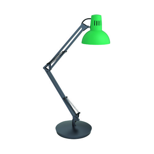 Alba Architect LED Desk Lamp Green (Flexible at base arm and head) ARCHICOLOR V1