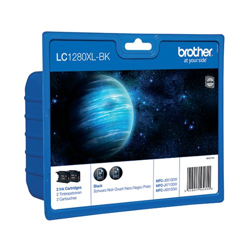 Brother LC1280XL Black Ink Twin Pack