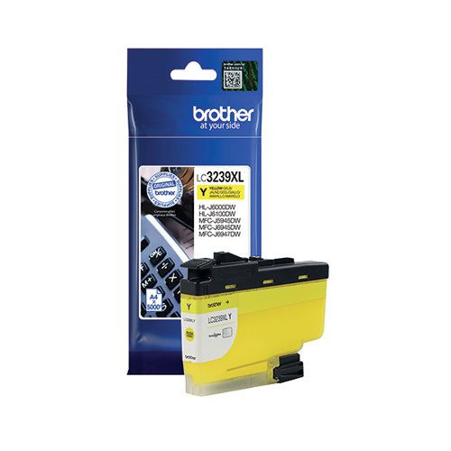 Brother LC3239XLY High Yield Yellow Inkjet Cartridge LC3239XLY