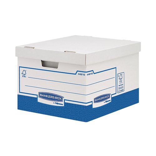 Bankers Box Basic Duty Letter/Legal File Storage Box with Lids, 10 Pac