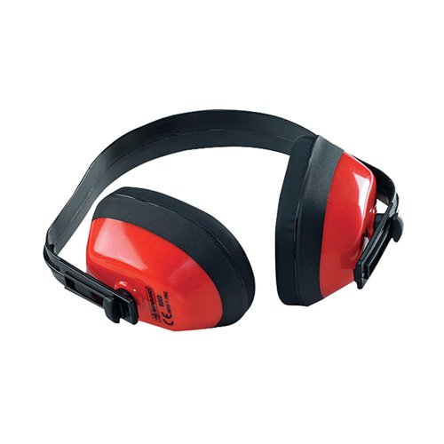 B-Brand Economy Ear Defenders SNR27 Red BBED
