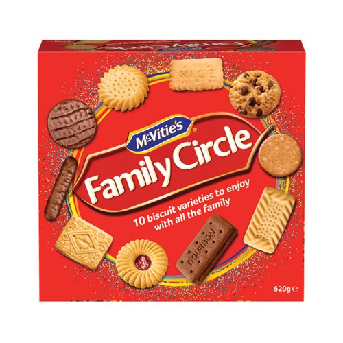 McVities Family Circle Biscuits 620g A07942