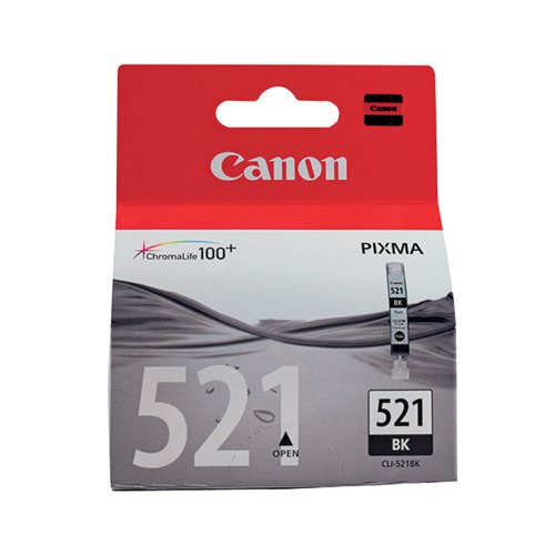 Canon CLI-521BK Black Inkjet Cartridge