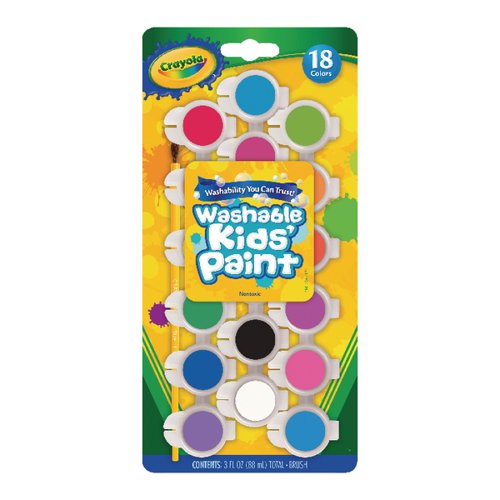 Crayola Washable Kids Poster Paints (Pack of 108) 54-0125