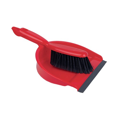 DUSTPAN+AND+BRUSH+SET+RED