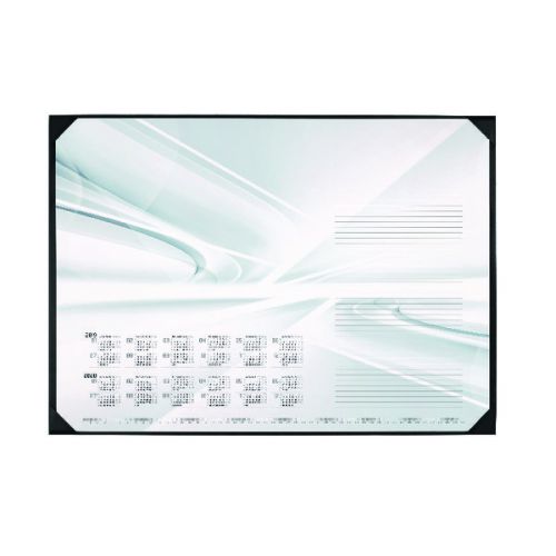 Durable Bright Curves Calendar Desk Mat 590 x 420mm 7314 Durable Bright Curves Calendar Desk Mat 590 x 420mm 7314