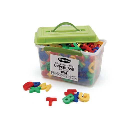 Show-me Magnetic Upper Case Letters Assorted (Pack of 286) MLUC Show-me Magnetic Upper Case Letters Assorted (Pack of 286) MLUC