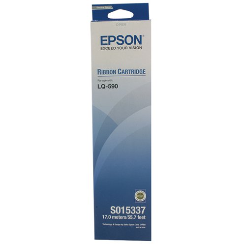 Epson Fabric Ribbon Cartridge LQ-590 Black C13S015337