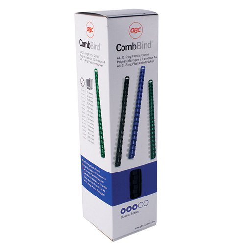 GBC CombsBind A4 10mm Binding Combs Black (Pack of 100) 4028175