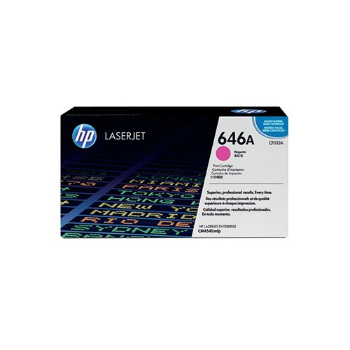 HP 646A Magenta Laserjet Toner Cartridge CF033A