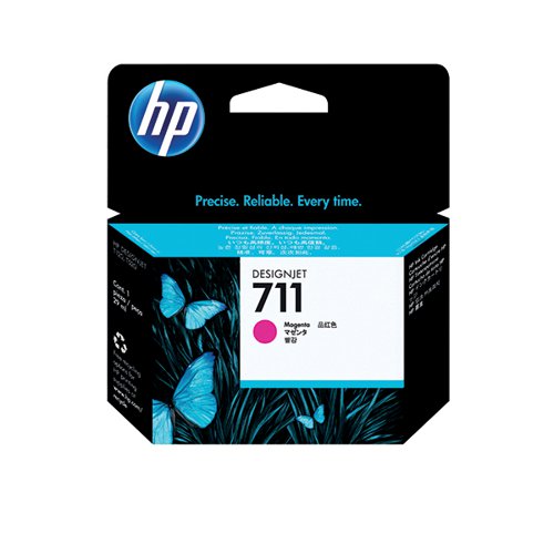 HP 711 Magenta Inkjet Cartridge CZ131A