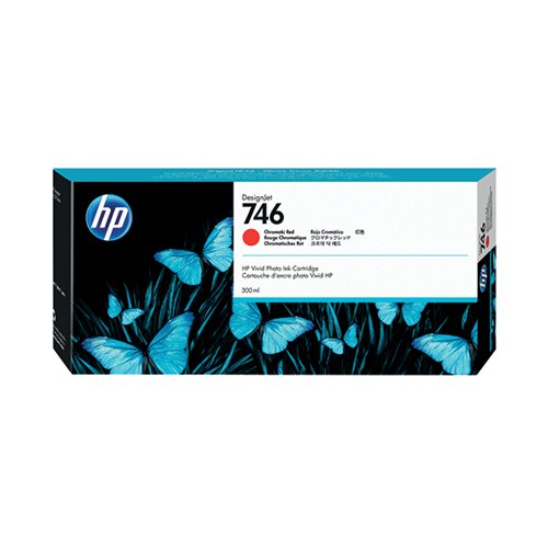 HP P2V81A 746 Chromatic Red Ink 300ml