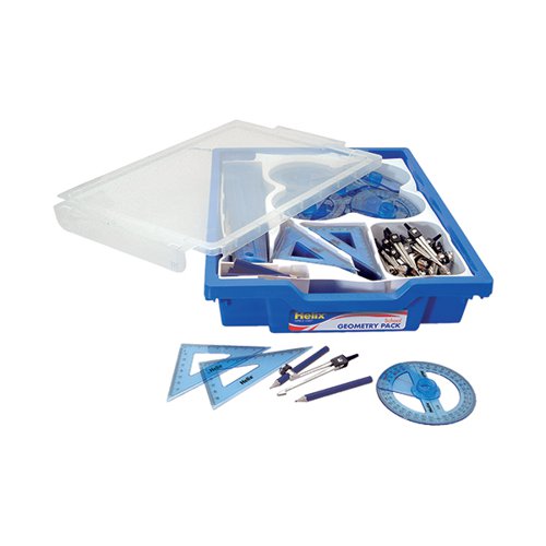 Helix Geometry Class Set (Comes in a tray with clip on lid) Q99040