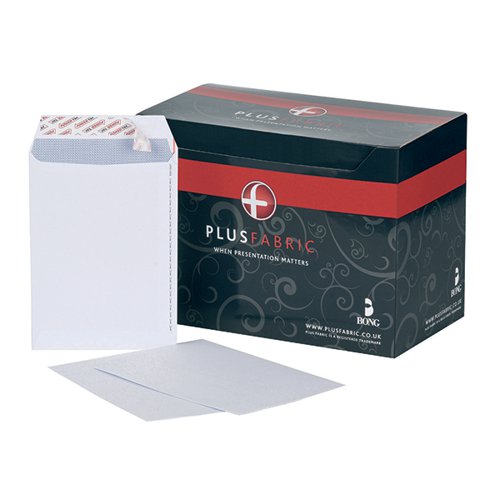 Plus Fabric C5 Envelopes Peel and Seal 120gsm White (Pack of 500) B26139
