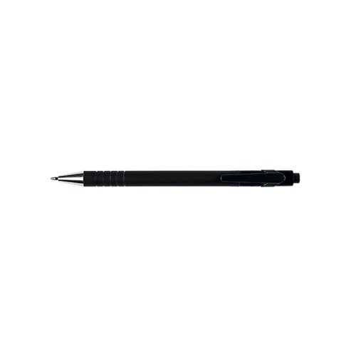 Q-Connect Lamda Ballpoint Pen Medium Black (Pack of 12) KF00672