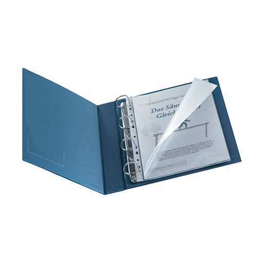A4 Punched Pockets, 80 Pack Clear Plastic Wallets for Binders 90