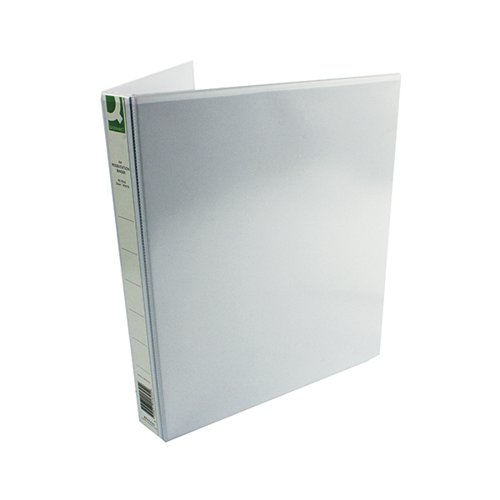 Q-Connect 25mm Pr 4D Ring Binder A4 Wht wrights
