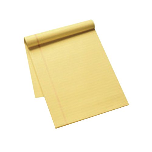 Q-Connect Ruled Stitch Bound Executive Pad 50 Pages A4 Yellow (Pack of 10) KF01387